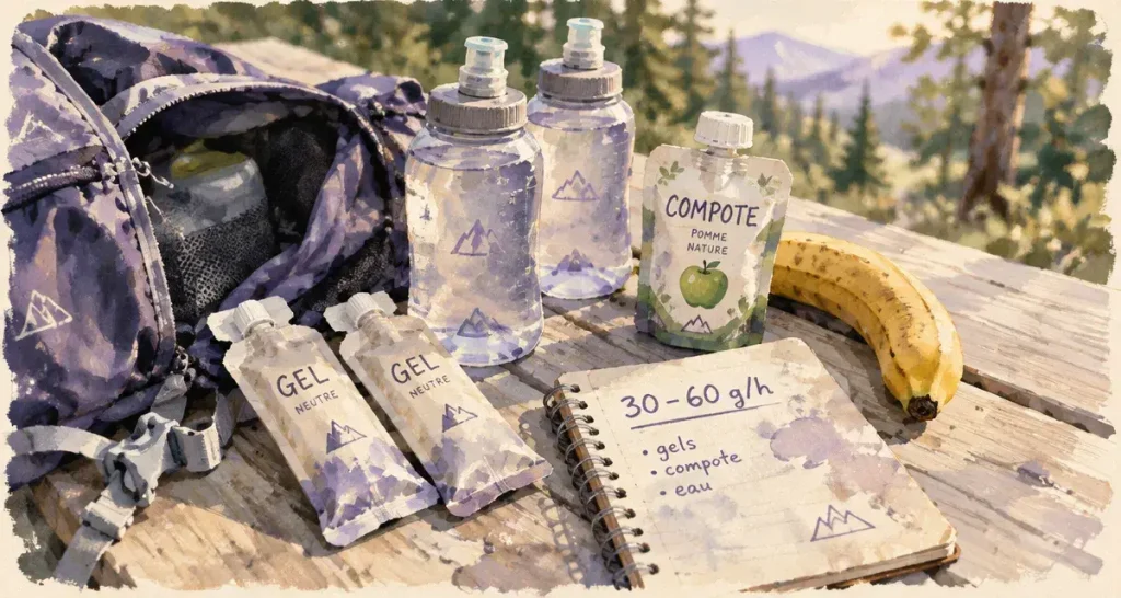 Nutrition trail : 30 à 60 g de glucides par heure pour tenir jusqu’à l’arrivée