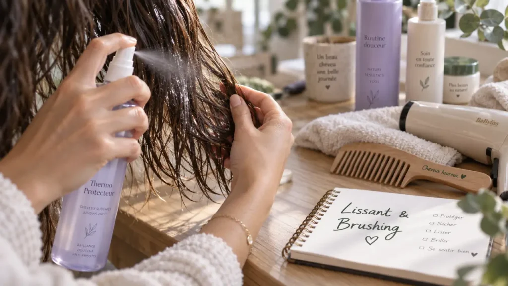 Soin lissant pour cheveux : réduisez les frisottis sans alourdir les longueurs